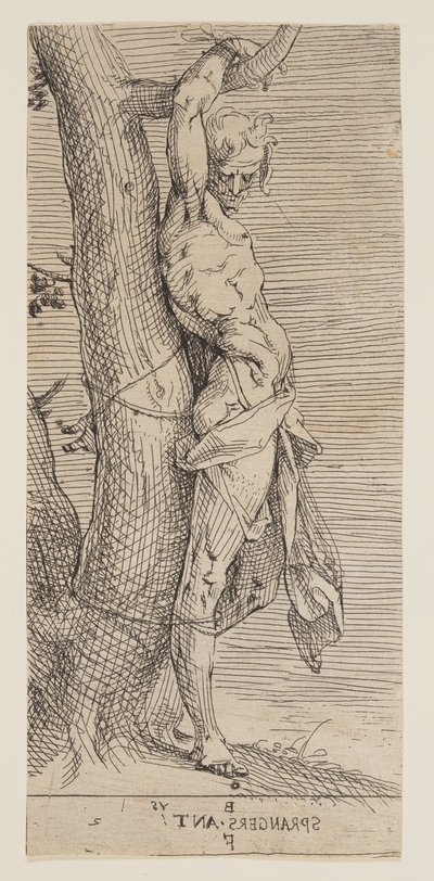 Sankt Sebastian av Bartholomaeus Spranger