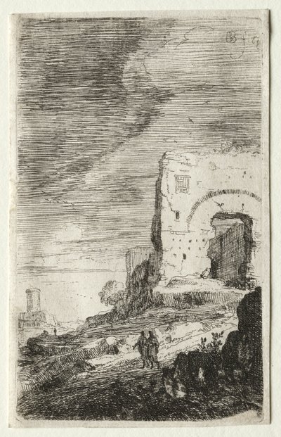 Caracalla-baden av Bartholomeus Breenberg