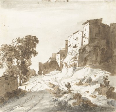 Bomarzo slott, 1625 (penna) av Bartholomeus Breenbergh