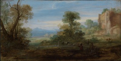 Italienskt landskap med antika ruiner av Bartholomeus Breenbergh