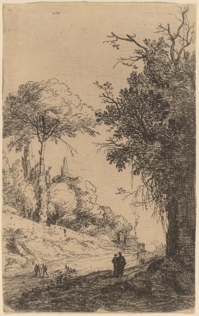 En del av Via Flaminia av Bartholomeus Breenbergh