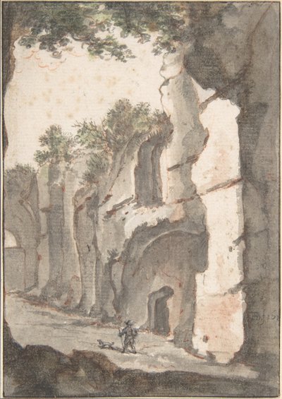 Romersk vy av Bartholomeus Breenbergh