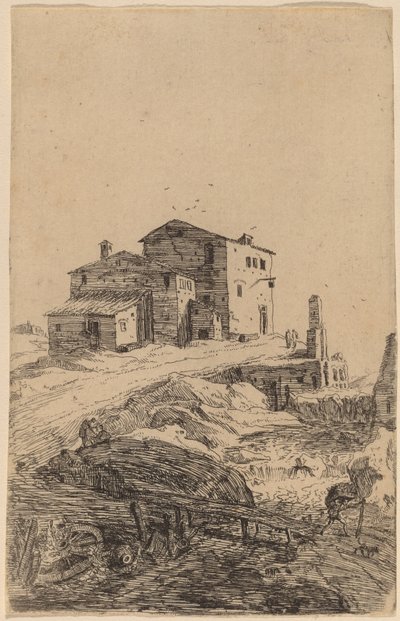 Värdshuset nära Prima Porta av Bartholomeus Breenbergh