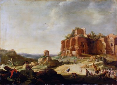 Steningen av Sankt Stefan av Bartholomeus Breenbergh