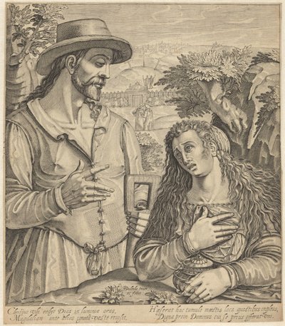 Kristus visar sig för Maria Magdalena av Bartholomeus Willemsz. Dolendo
