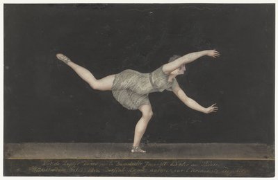 Dansaren Annette Köbler, artisten i Pas-de-Zephir av Bartholomeus Ziesenis