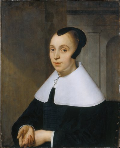 Porträtt av en kvinna av Bartholomeus van der Helst