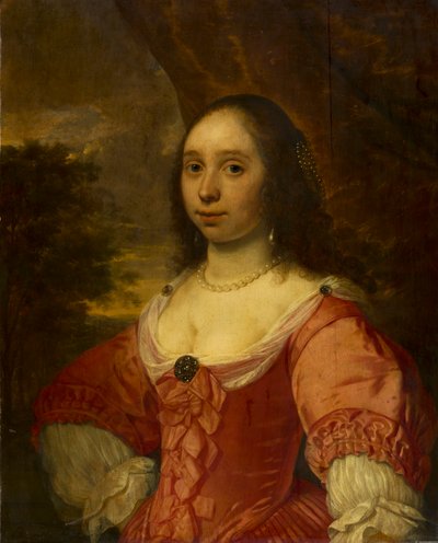 Porträtt av en kvinna av Bartholomeus van der Helst