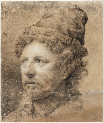 Porträtt av målaren Anthonie Waterloo av Bartholomeus van der Helst