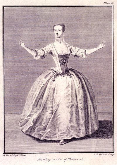 Dancing a Menuet, från "The Rudiments of Genteel Behaviour" av Bartholomew Dandridge