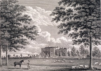 Brockwell Hall, Herne Hill, Lambeth, London, 1820 av Bartholomew Howlett