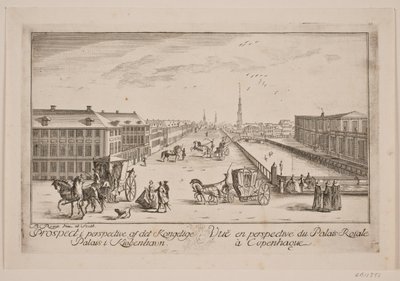 Frederiksholms kanal, t.v. Prinsens herrgård av Bartholomæus Roque