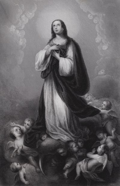 Tillbedjan av Bartolomé Esteban Murillo