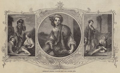Murillos spanska bondpojkar och blomsterflicka av Bartolomé Esteban Murillo