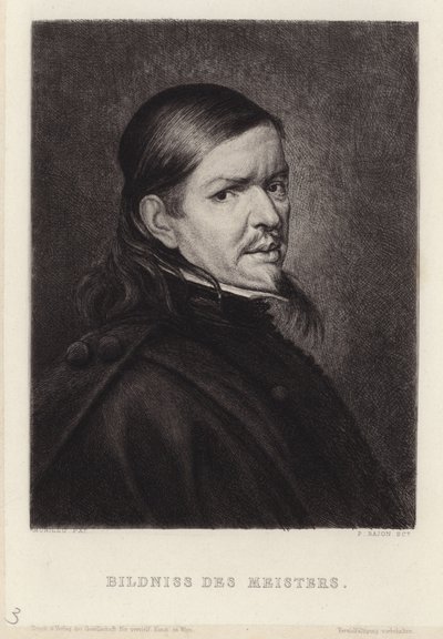 Porträtt av Bartolome Esteban Murillo av Bartolomé Esteban Murillo