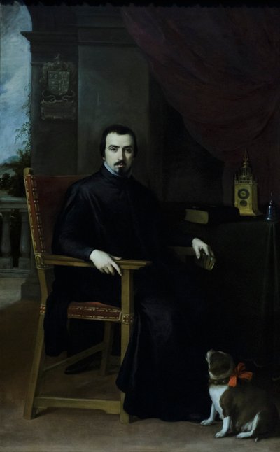 Porträtt av Don Justino de Neve av Bartolomé Esteban Murillo