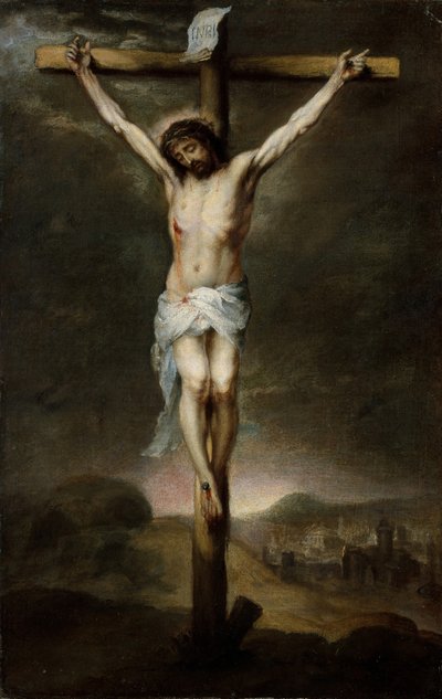 Korsfästelsen, ca. 1675. av Bartolomé Esteban Murillo