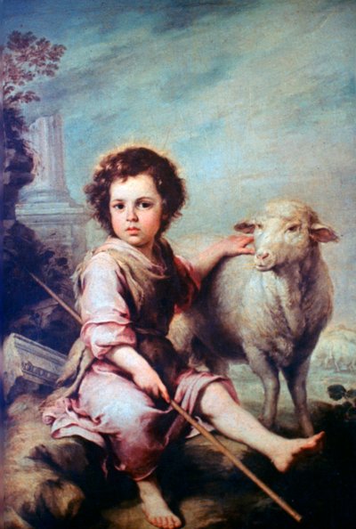 Den gode herden, c1650 av Bartolomé Esteban Murillo