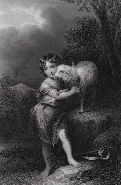 Spädbarnet St John av Bartolomé Esteban Murillo
