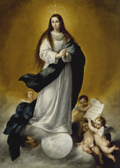 Jungfrun av den obefläckade avlelsen, c.1660 av Bartolomé Esteban Murillo