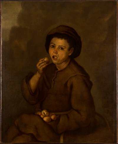 Pojke som äter persikor av Bartolomé Esteban Murillo