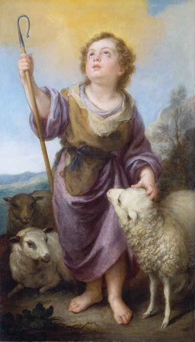 Den gode herden av Bartolomé Esteban Murillo