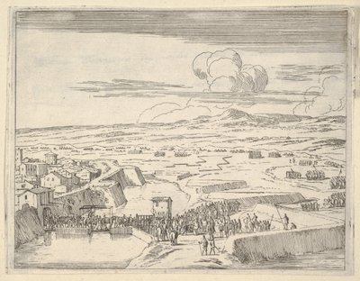 Efter några dagars belägring med den franska armén tar Francesco I d