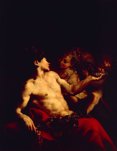 Allegori över hösten, av Bartolomeo Guidobono (1654-1709). av Bartolomeo Guidobono