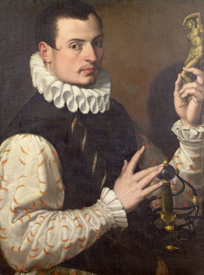 Porträtt av en ung man av Bartolomeo Passarotti