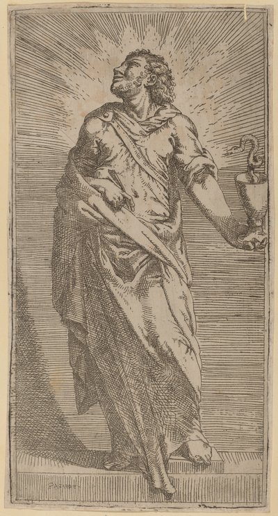 Sankt Johannes evangelisten av Bartolomeo Passarotti