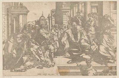 Visitation av Bartolomeo Passarotti