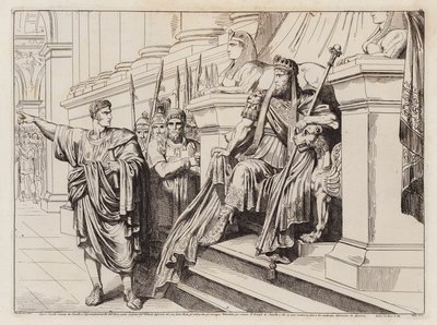 Appius Claudius sänd av Lucullus till Tigranes den stores hov (etsning) av Bartolomeo Pinelli