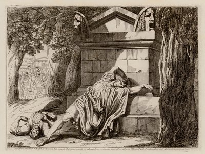 Gaius Gracchus död av Bartolomeo Pinelli