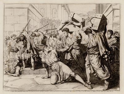 Tiberius Gracchus död av Bartolomeo Pinelli