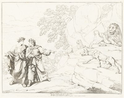 Gudomlig komedi av Dante (volym I) av Bartolomeo Pinelli
