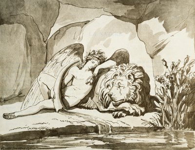 Hypnos (Sömnen) av Bartolomeo Pinelli