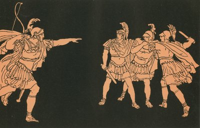 Nisus och Euryalus av Bartolomeo Pinelli