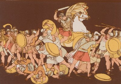 P Decius Mus ägnar sig åt sitt land av Bartolomeo Pinelli