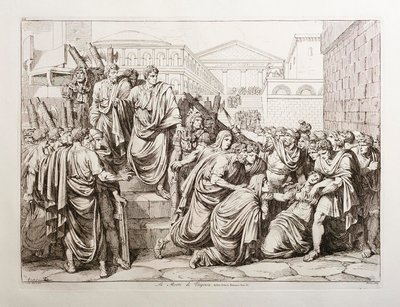 Virginias död av Bartolomeo Pinelli