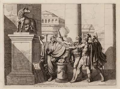 Horatiis ed (etsning) av Bartolomeo Pinelli