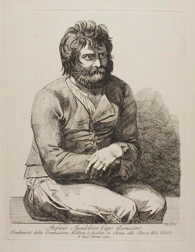Rånarkungen Stefano Spadolino av Bartolomeo Pinelli