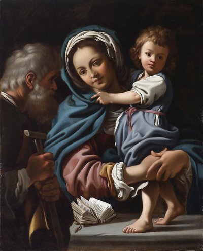 Den heliga familjen av Bartolomeo Schedoni