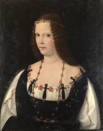 Porträtt av en ung dam, ca. 1510 av Bartolomeo Veneto