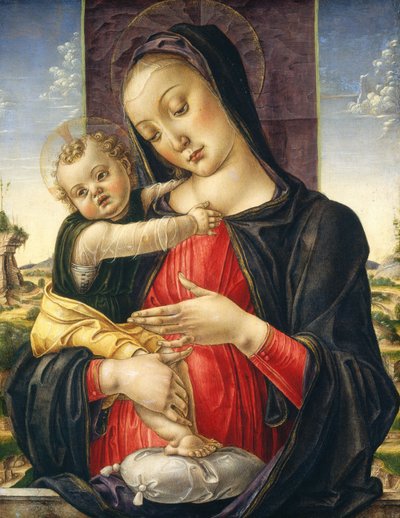 Madonna och barn, ca. 1475. av Bartolomeo Vivarini