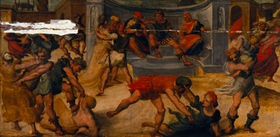 Våldtäkten på sabinerna av Bartolomeo di David