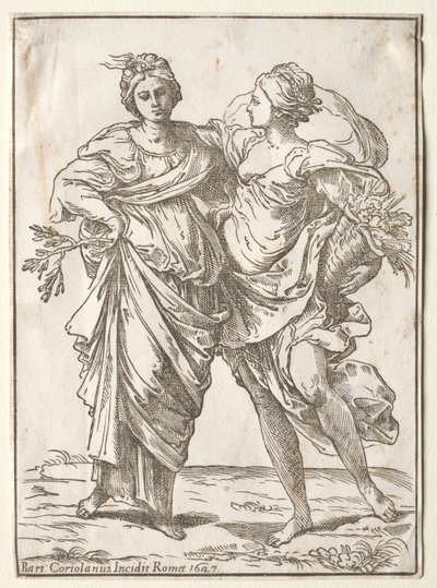 Alliansen av fred och överflöd, 1642. av Bartolommeo Coriolano