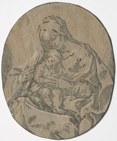 Madonna och barn av Bartolommeo Coriolano