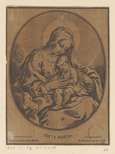 Maria med Kristusbarnet av Bartolommeo Coriolano