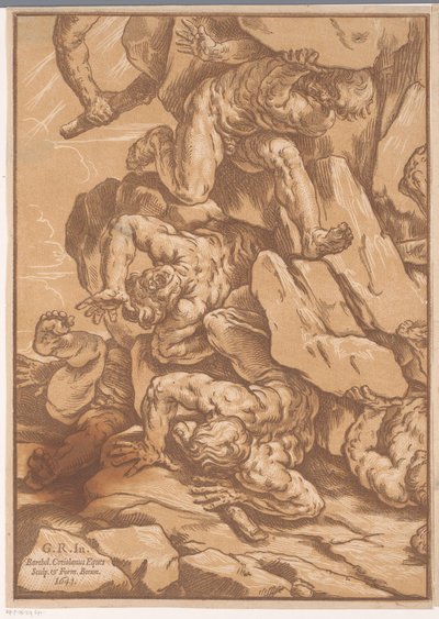 Jättarnas fall (del tre) av Bartolommeo Coriolano