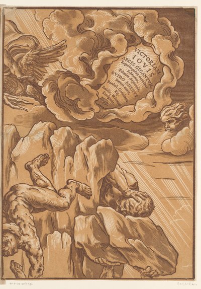 Jättarnas fall (del ett) av Bartolommeo Coriolano